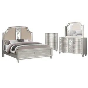 Reflections 5/0 Q 4pcs B/Dresser/Mirror Chest