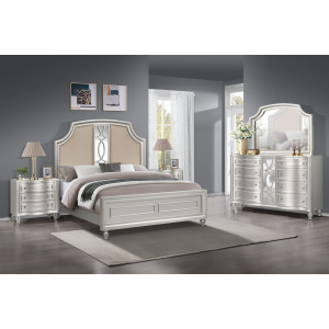 Reflections 5pcs Bed/Dresser/Mirror/2 Nightstands - Queen