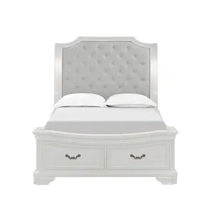 Lyndhurst White Bed Only - Queen