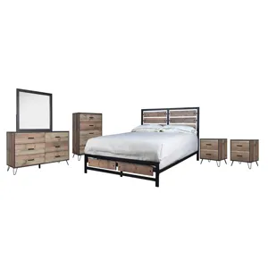 Elk River 6/6 Ek 6pcs B/Dresser/Mirror/Chest/2 Nightstands