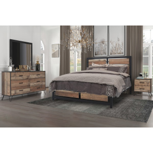 Elk River 4pcs Bed/Dresser/Mirror Nightstand - California King