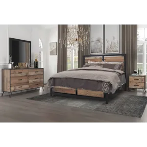 Elk River 4pcs Bed/Dresser/Mirror Nightstand - Queen