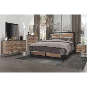 Elk River 6pcs Bed/Dresser/Mirror/Chest/2 Nightstands - Queen