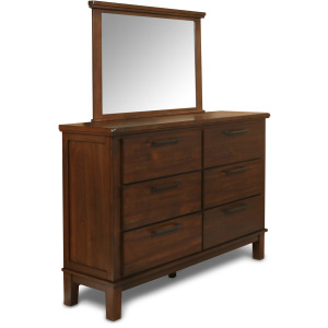 Cagney Dresser & Mirror Chestnut