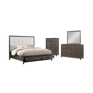 Landon 6/6 Ek 4pcs B/Dresser/Mirror/Chest