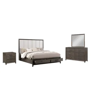 Landon 6/6e K 4pcs B/Dresser/Mirror/Nightstand