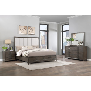 Landon 4pcs Bed/Dresser/Mirror Nightstand - California King