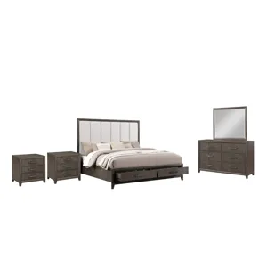 Landon 6/0 Wk 5pcs B/Dresser/Mirror/2 Nightstands