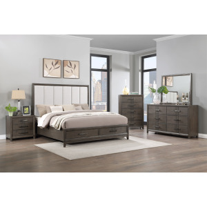 Landon 6pcs Bed/Dresser/Mirror/Chest/2 Nightstands - California King