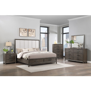 Landon Side Rails Walnut - Queen/King