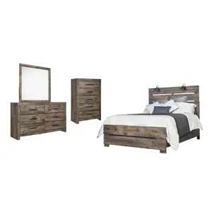 Misty Lodge 4pcs Bed/Dresser/Mirror/Chest - King