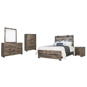 Misty Lodge 5pcs Bed/Dresser/Mirror/Chest/Nightstand - King