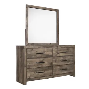 Misty Lodge 2pc Dresser & Mirror Set