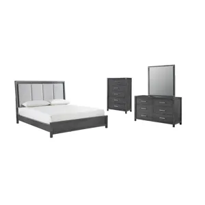 Odessa 6/6 Ek 4pcs B/Dresser/Mirror/Chest