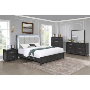 Odessa 5pcs Bed/Dresser/Mirror/Chest/Nightstand - California King