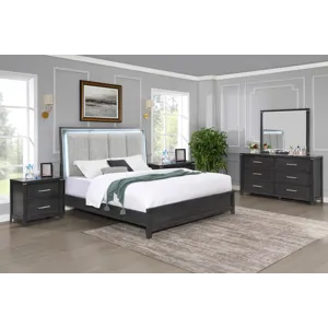 Odessa 5pcs Bed/Dresser/Mirror/2 Nightstands - California King