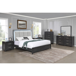 Odessa 6pcs Bed/Dresser/Mirror/Chest/2 Nightstands - California King