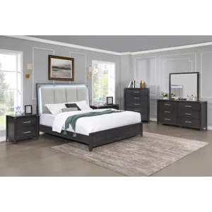 Odessa 6pcs Bed/Dresser/Mirror/Chest/2 Nightstands - California King