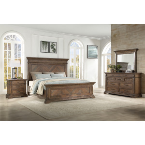 Mar Vista 4pc-Bed, R, R, S-Walnut - California King