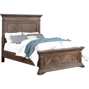 Mar Vista Bed-Walnut - Queen