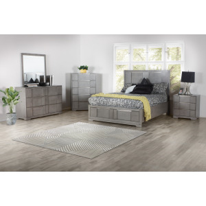 Dillon Landscape Mirror Gray