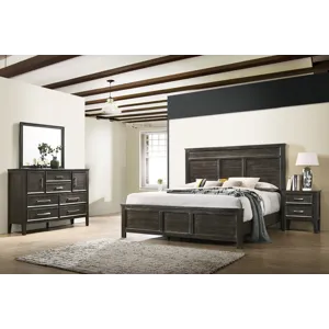 Andover 4pc-Bed, R, R, S-Nutmeg - California King