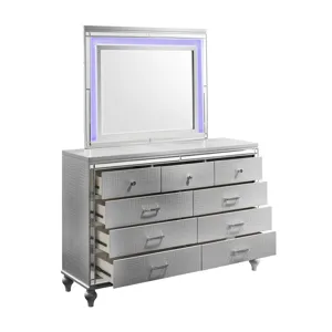 Valentino Silver 2 PCS Dresser Mirror