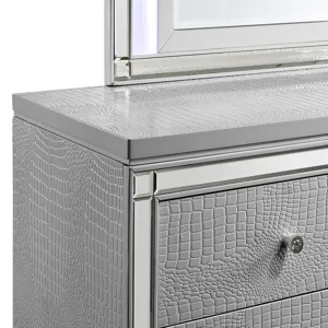 Valentino Silver 2 PCS Dresser Mirror