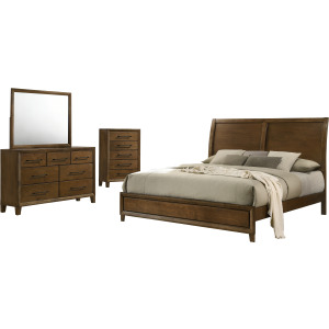 Ballard 6/6 Eastern King 4pcs B/Dresser/Mirror/Chest