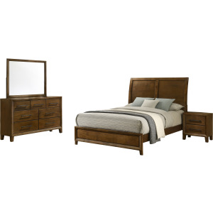 Ballard-5/0 Queen 4pcs B/Dresser/Mirror Nightstand