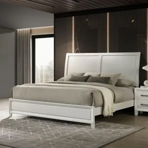 Ballard Eastern Bed Only White - King