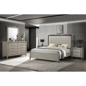 Lennox 5 PC Set Bed/Dresser/Mirror/2 Nightstands - California King