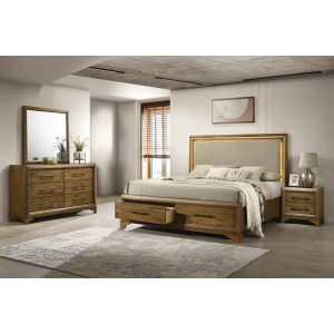 Talcott 4pcs Bed/Dresser/Mirror/Nightstand - King