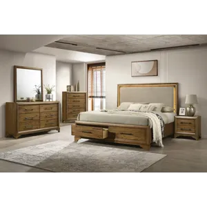 Talcott 5pcs Bed/Dresser/Mirror/Chest/Nightstand - King