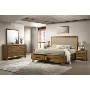 Talcott 5pcs Bed/Dresser/Mirror/2 Nightstands - California King