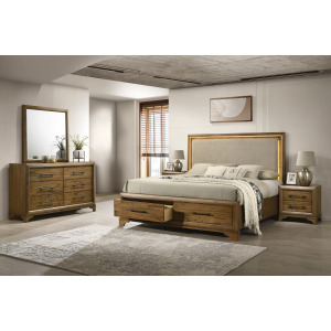 Talcott 5pcs Bed/Dresser/Mirror/2 Nightstands - Queen