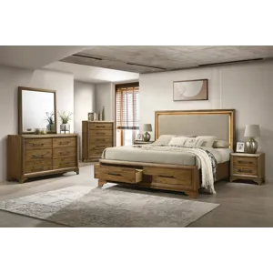 Talcott 6pcs Bed/Dresser/Mirror/Chest/2 Nightstands - Queen