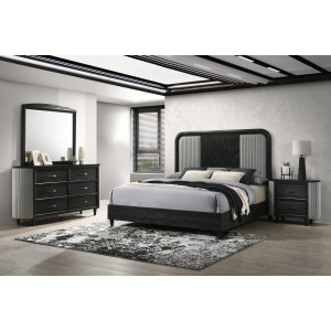 Skyline 4pcs Bed/Dresser/Mirror/Nightstand - King