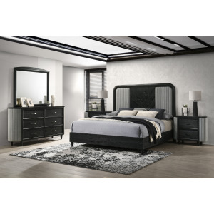 Skyline 5pcs Bed/Dresser/Mirror/2 Nightstands - California King