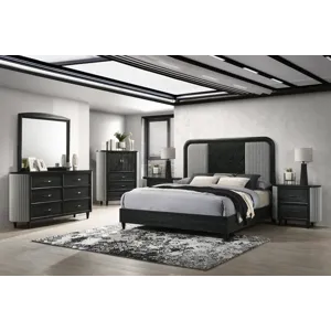 Skyline 6pcs Bed/Dresser/Mirror/Chest/2 Nightstands - Queen