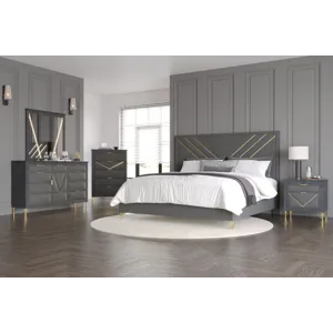 Symmetry-6/0 Western King 5pcs B/Dresser/Mirror/Chest/Nightstand