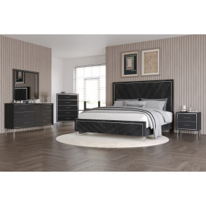Ava 5pcs Bed/Dresser/Mirror/Chest/Nightstand - King