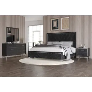 Ava – 5pcs Bed/Dresser/Mirror/2 Nightstands - King