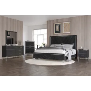Ava 6pcs Bed/Dresser/Mirror/Chest/2 Nightstands - King