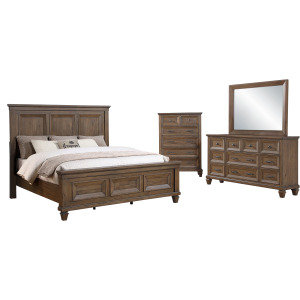 Mariana 4pcs Bed/Dresser/Mirror/Chest - King