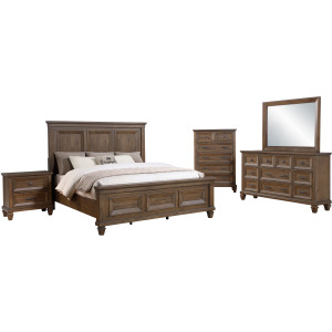 Mariana 5pcs Bed/Dresser/Mirror/Chest/Nightstand - King