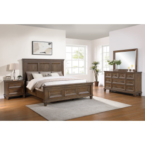 Mariana 4pcs Bed/Dresser/Mirror Nightstand - California King