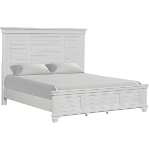Jamestown Bed White - Queen