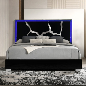 Marquis Eastern Bed Only Black - King