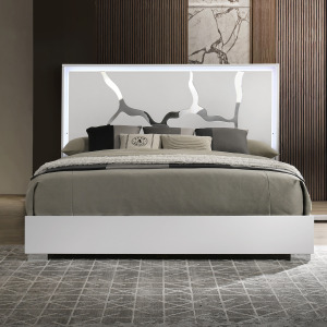 Marquis Western Bed Only White - King/California King